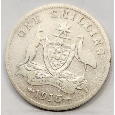 AUSTRALIA 1915 . ONE 1 SHILLING . KEY DATE